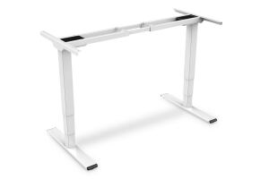 Digitus Elektrisch höhenverstellbares Tischgestell, Dual-Motor, 3-Stufen, Weiß