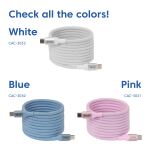 CLUB3D CLUB 3D USB-C Magnetic-Coil Cable White USB Kabel 2 m USB C 0,48 Gbit/s 240 W Weiß