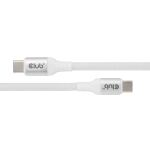 CLUB3D CLUB 3D USB-C Magnetic-Coil Cable White USB Kabel 2 m USB C 0,48 Gbit/s 240 W Weiß