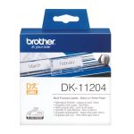 Brother DK-11204 Etiketten erstellendes Band Schwarz auf weiss
