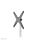 Neomounts FL40-430BL14 TV-Stangenhalterung 32-55" - Durchm. 28-50 mm