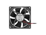 DELOCK Axiallüfter 5 V DC, 80 x 80 x 25 mm schwarz