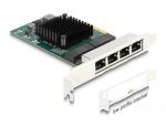 DELOCK PCI Express x4 Karte zu 4 x RJ45 Gigabit LAN BCM