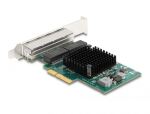 DELOCK PCI Express x4 Karte zu 4 x RJ45 Gigabit LAN BCM