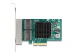 DELOCK PCI Express x4 Karte zu 4 x RJ45 Gigabit LAN BCM