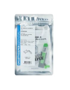 Smartkeeper UL04PKGN Schnittstellenblockierung Schnittstellenblockierung + Schlüssel Mini-USB Type-B Grün Kunststoff 1 Stück(e)