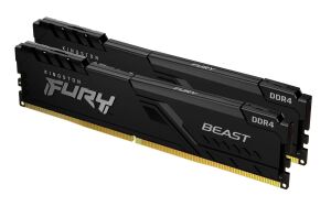 Kingston Technology FURY Beast 16GB 3600MT/s DDR4 CL17 DIMM (2er-Kit) Black