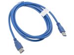 Lanberg CA-US3E-10CC-0018-B USB Kabel 1,8 m USB A Blau