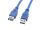 Lanberg CA-US3E-10CC-0018-B USB Kabel 1,8 m USB A Blau