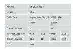 Digitus LWL Multimode OM 3 Patchkabel, LC / LC