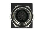 DELOCK Netzwerkadapter M12 8 Pin A-kodiert Bu > RJ45 Bu