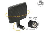 DELOCK WL-Antenne RP-SMA 5 7 dBi direktional Gelenk schw