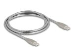 DELOCK USB-C 2.0 Kabel mit Metallmantel USB Typ-C St >...