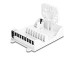 DELOCK LWL FTTH Indoor Verteilerbox zur Wandmontage 8 Port w