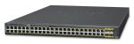 PLANET 48-Port 101001000T 802.3at PoE 4-Port