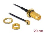DELOCK HF Kabel I-PEX -> RP-SMA St/Bu 0.20m