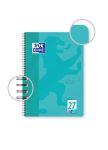 Oxford TOUCH Notizbuch A4+ 80 Blätter Aqua-Farbe