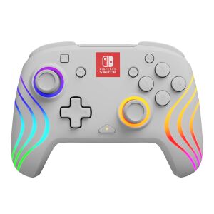 PDP Afterglow Wave Weiß USB Gamepad Analog / Digital Nintendo Switch, Nintendo Switch Lite, Nintendo Switch OLED