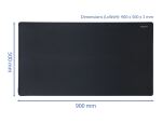 DELOCK Gaming Mauspad 900 x 500 mm - wasserabweisend