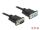 DeLOCK Seriell Kabel RS-232 D-Sub9 Stecker zu Buchse mit schmalem Steckergehäuse 0,5 m