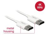 DELOCK HDMI-Kabel HighSpeed Ethernet A->A 4K 3D 1,50m...
