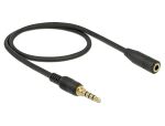 DeLOCK 85627 Audio-Kabel 0,5 m 3.5mm Schwarz