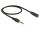 DeLOCK 85627 Audio-Kabel 0,5 m 3.5mm Schwarz
