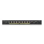 Zyxel GS1100-10HP v2 Unmanaged Gigabit Ethernet (10/100/1000) Power over Ethernet (PoE) Schwarz