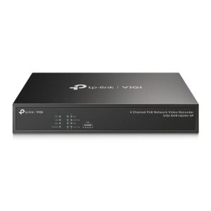 TP-Link VIGI NVR1004H-4P(UN) Netzwerk-Videorekorder (NVR) Schwarz