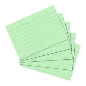 Herlitz 1150556 Karteikarte Grün 1 Stück(e)