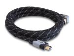 DELOCK HDMI Kabel Ethernet A -> A St/St 1.00m 90° oben 4K