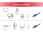 Equip Cat.6 U/UTP Patchkabel, 0.25m, Blau