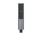 Logitech Spotlight Funk-Presenter Bluetooth/RF Grau