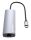 Manhattan 153959 laptop-dockingstation & portreplikator Kabelgebunden USB 3.2 Gen 1 (3.1 Gen 1) Type-C Silber
