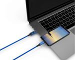 smrter SPEEDY Daten- Ladekabel, Typ USB-C, 100cm, blue retail
