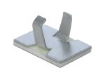 DELOCK Kabelklemme selbstklebend Aluminium 10 Stück