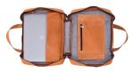 R-Go Tools Laptoptasche R-Go Viva, Vollnarbenleder, mit integriertem Laptop-Ständer, Schulterriemen, 15,6-Zoll, braun