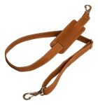 R-Go Tools Laptoptasche R-Go Viva, Vollnarbenleder, mit integriertem Laptop-Ständer, Schulterriemen, 15,6-Zoll, braun