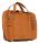 R-Go Tools Laptoptasche R-Go Viva, Vollnarbenleder, mit integriertem Laptop-Ständer, Schulterriemen, 15,6-Zoll, braun