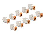 DeLOCK Keystone Modul RJ45 Buchse zu LSA Cat.6A...