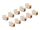 DeLOCK Keystone Modul RJ45 Buchse zu LSA Cat.6A werkzeugfrei orange Set 10 Stück