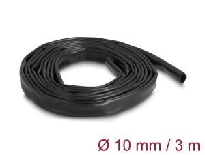 DELOCK PVC Isolierschlauch 3 m x 10 mm schwarz