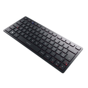CHERRY KW 9200 MINI Tastatur Universal USB + RF Wireless + Bluetooth QWERTZ Schweiz Schwarz