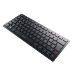 CHERRY KW 9200 MINI Tastatur Universal USB + RF Wireless + Bluetooth QWERTZ Schweiz Schwarz