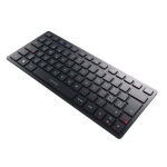 CHERRY KW 9200 MINI Tastatur Universal USB + RF Wireless + Bluetooth QWERTZ Schweiz Schwarz