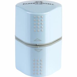 Faber-Castell 183874 Anspitzer Manueller Bleistiftspitzer Hellblau