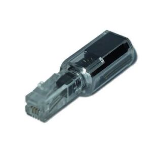 MediaRange MRCS305 Drahtverbinder RJ-11 Schwarz, Transparent