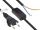 Alcasa P0386-S015 Stromkabel Schwarz 1,5 m Netzstecker Typ C