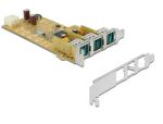DELOCK PCIe Card Powered USB > 3x 12V