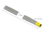 DELOCK Geflechtschlauch zur EMV Abschirmung dehnbar 2mx25mm